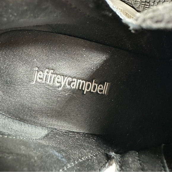 NEW Jeffrey Campbell Women's Rosee Square Toe High Heel Booties #922 - Picture 3 of 12